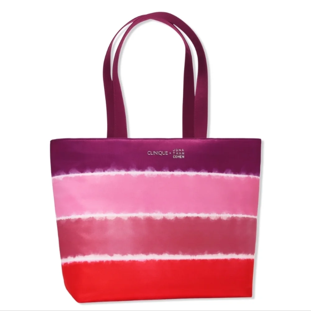 Jonathan Adler X Clinique Multicolor Striped Tote